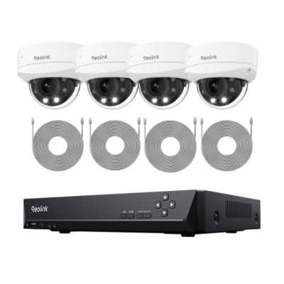 Reolink RLK8-843V4 — 4-Cam Bundle (White, 2TB HDD)