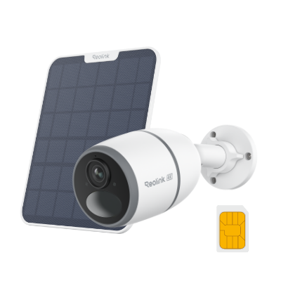 Reolink Go Ultra — 1 Camera (White) + 1 Solar Panel 2 (White)