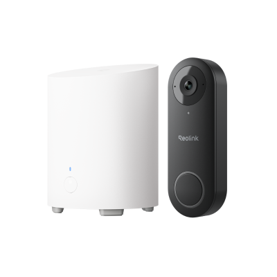 Reolink Home Hub Mini with Video Doorbell WiFi — 1 Pack (Black) without SD Card
