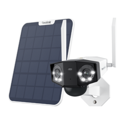 Reolink Duo 2 (Battery) — 1 Camera (4K, White) +1 Solar Panel 2(White)