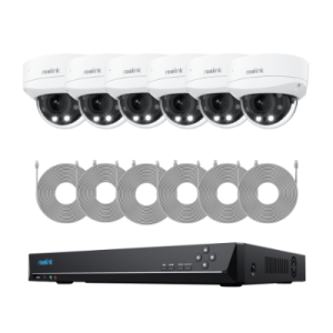 Reolink RLK16-843V8 — 6-Cam Bundle (White, 4TB HDD)
