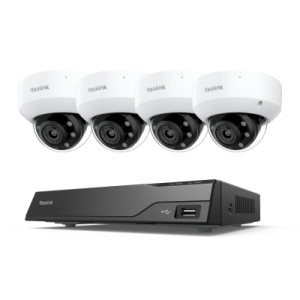 Reolink RP-PN8 + RP-PCV8MZ — 4-Cam Bundle (White)