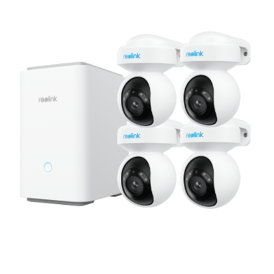 Reolink Home Hub Pro with E1 Outdoor Pro — 4-Cam Kit