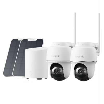 Reolink Home Hub Mini with Argus PT — 2-Cam Kit (without SD Card, White)