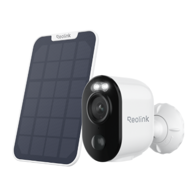 Reolink Argus 3E — 1 Camera (White) + 1 Solar Panel (White)