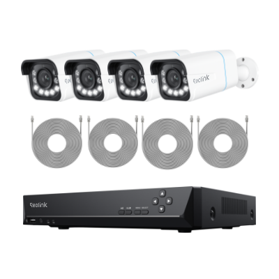 Reolink RLK8-811B4 — 4-Cam Bundle (White, 2TB HDD)