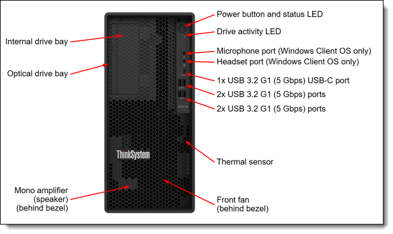 Lenovo ThinkSystem ST45 V3 — configure to order
