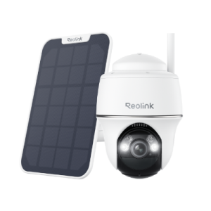 Reolink Argus PT — 1 Camera (5MP, White) + 1 Solar Panel (White)