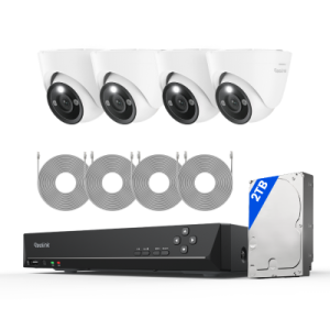 Reolink RLK8-1200D4-A — Standard Kit (4.0mm, White, 2TB HDD)