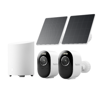 Reolink Home Hub Mini with Argus 3 Pro — Hub Mini+2-Cam+2-Solar Panel Lite